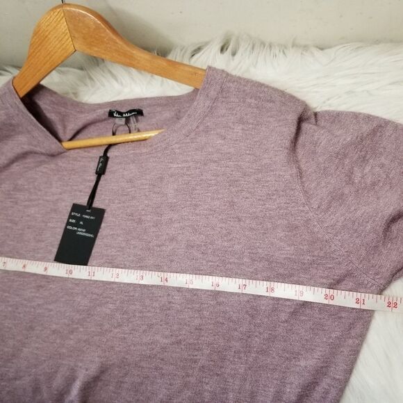 Vila Milano lightweight sweater wool blend 3/4 sle - Picture 6 of 7